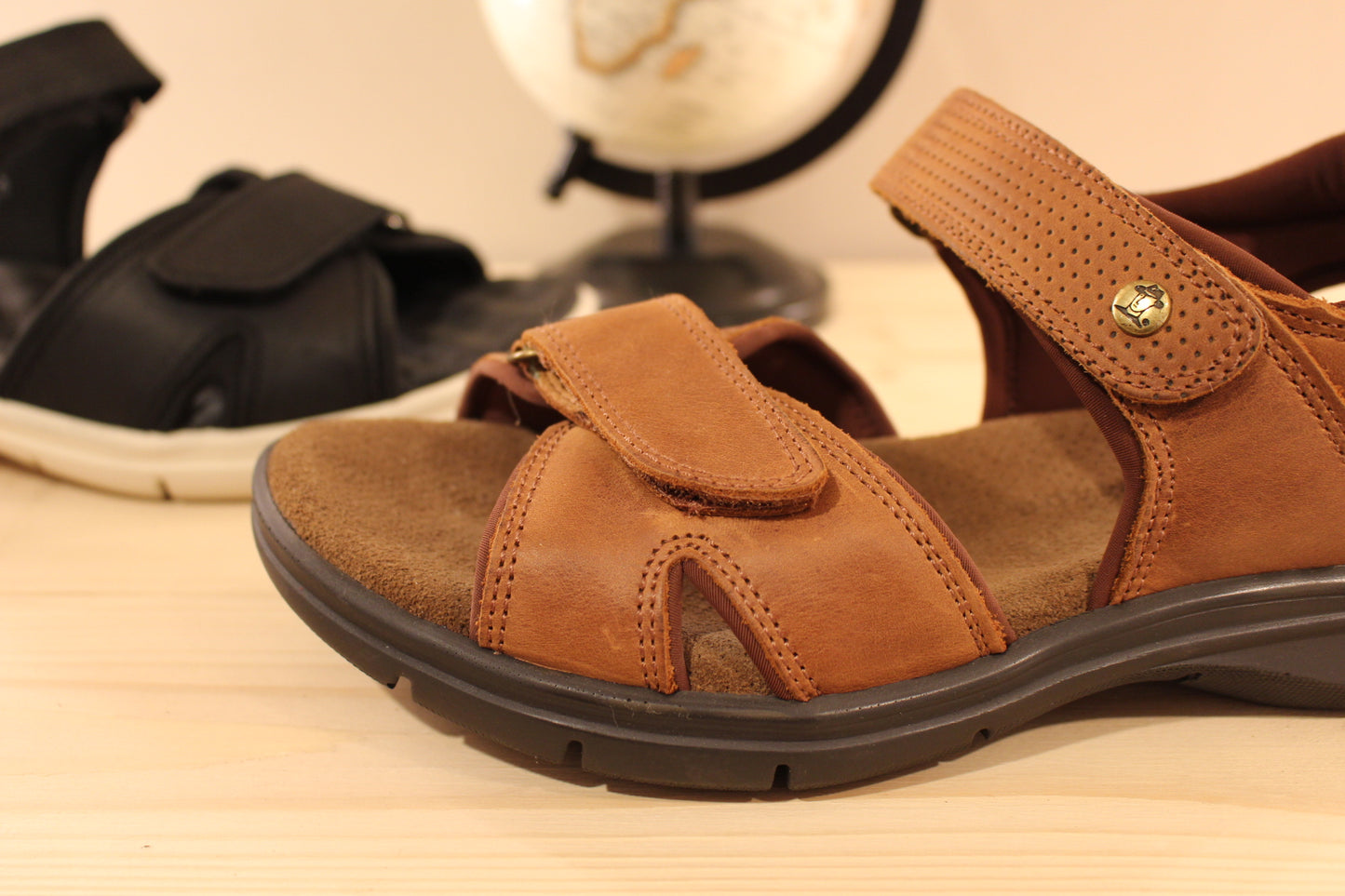 Sandales cuir semelle anantomique PANAMA JACK