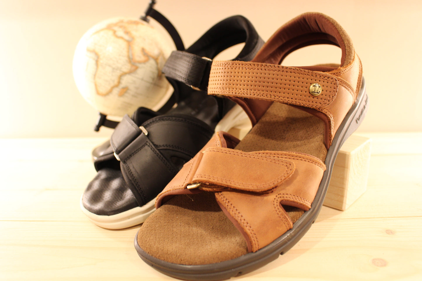 Sandales cuir semelle anantomique PANAMA JACK
