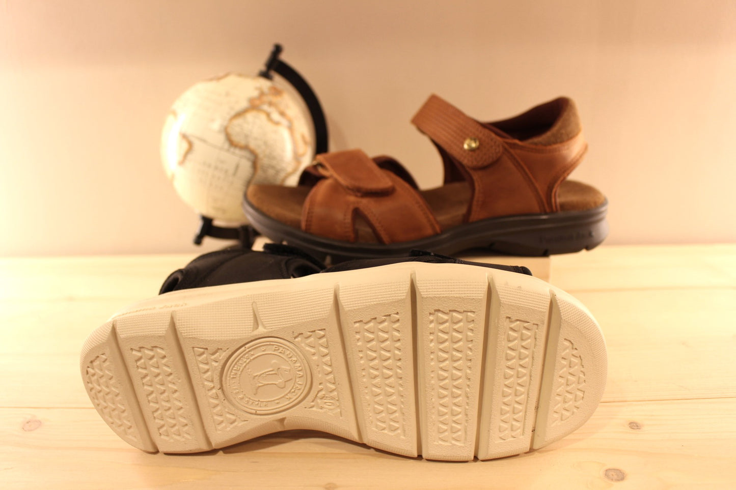 Sandales cuir semelle anantomique PANAMA JACK