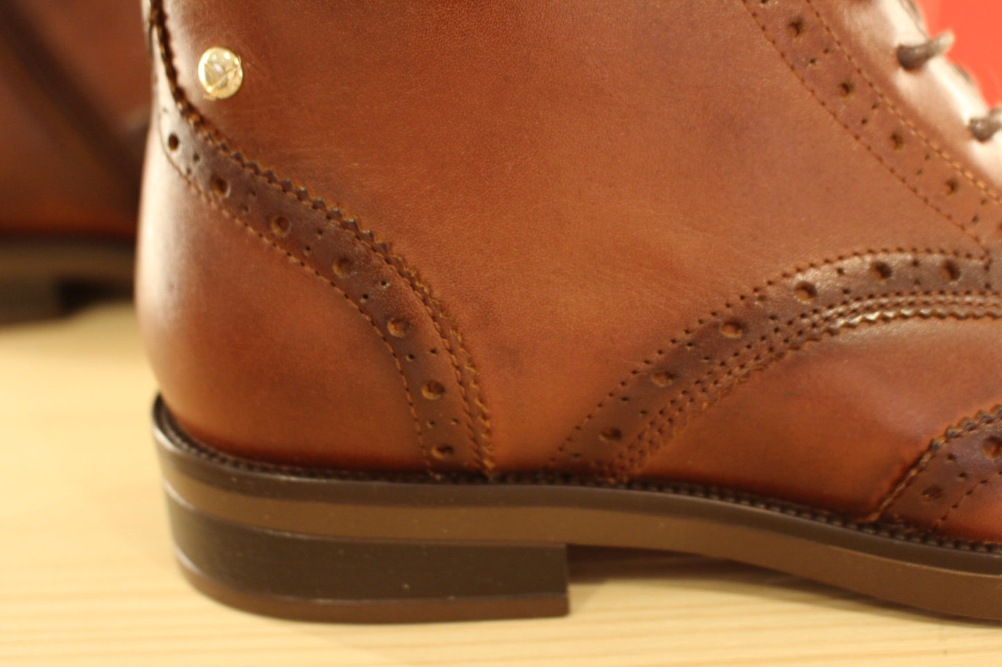 Bottines souple femme PIKOLINOS en cuir marron