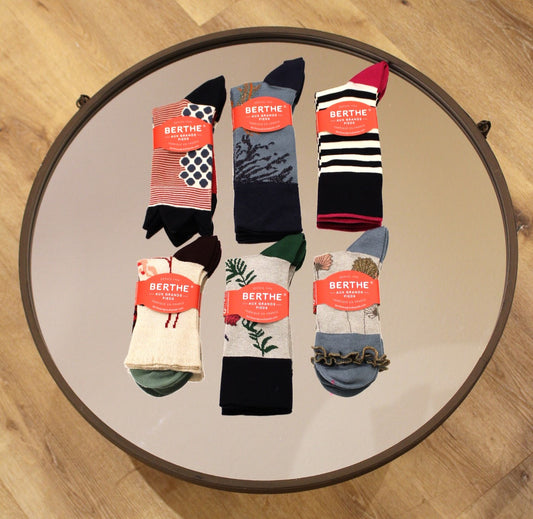 Chaussette fil d'écosse BERTHE AUX GRANDS PIEDS