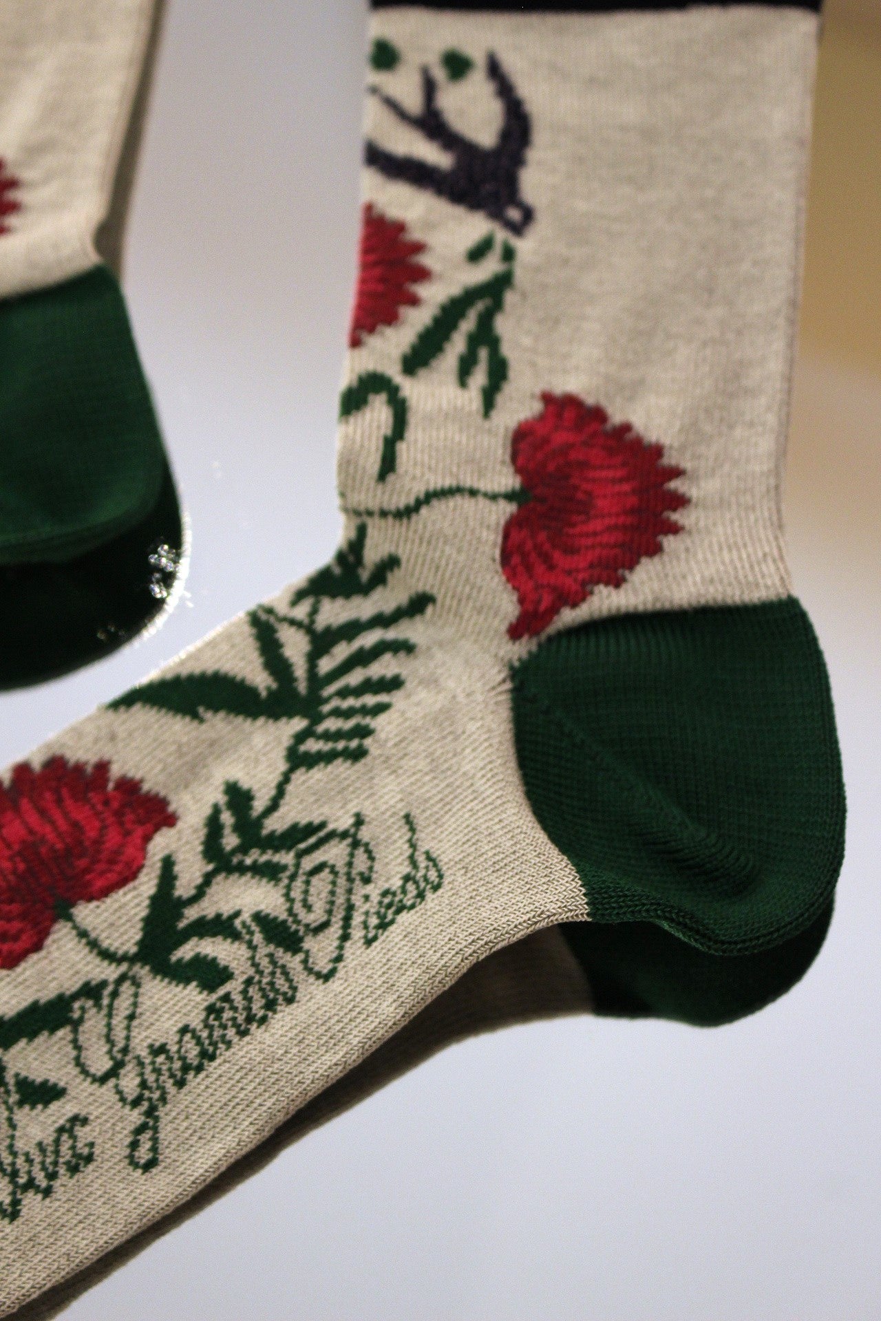 Chaussette fil d'écosse BERTHE AUX GRANDS PIEDS