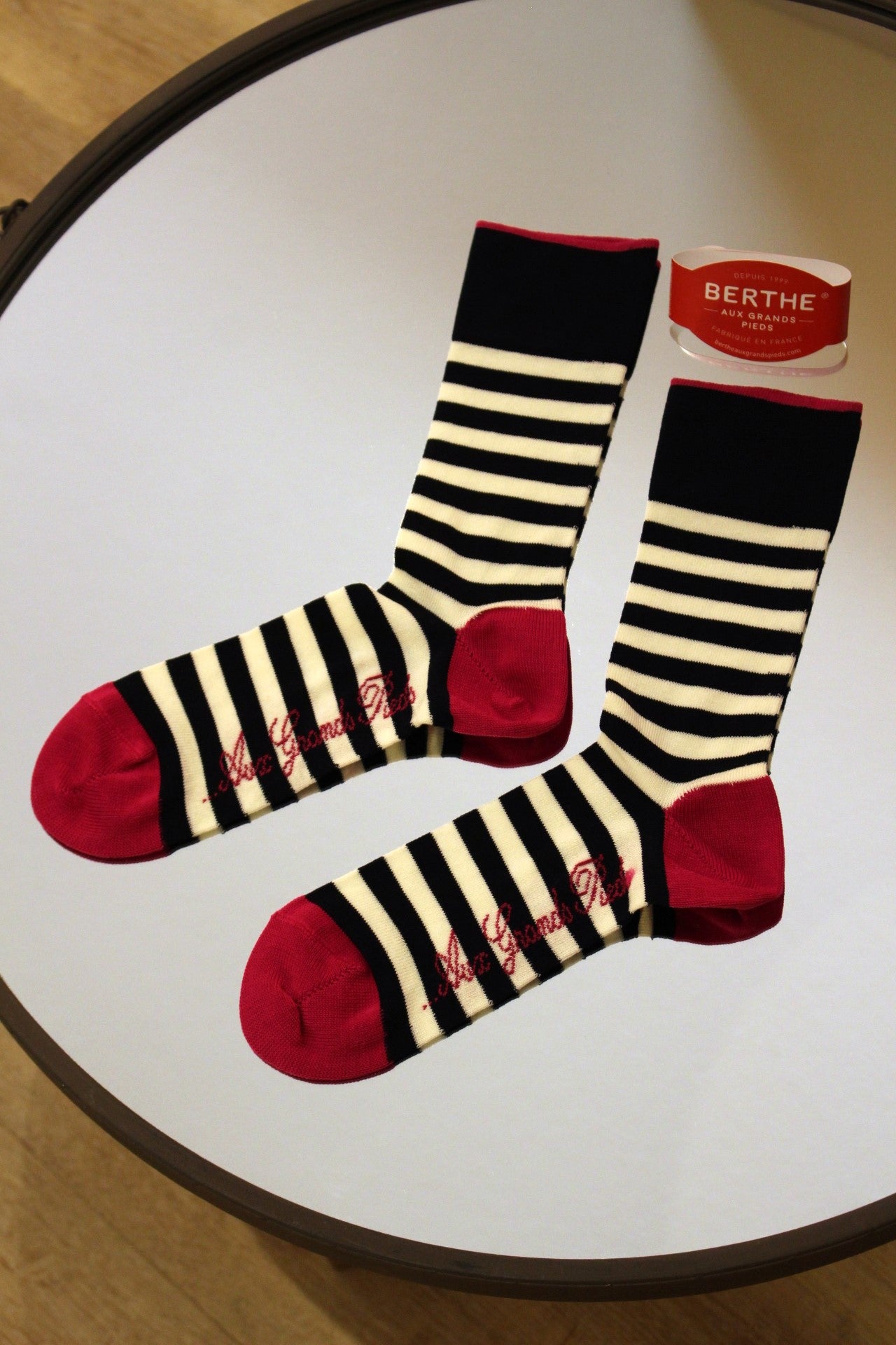 Chaussette fil d'écosse BERTHE AUX GRANDS PIEDS