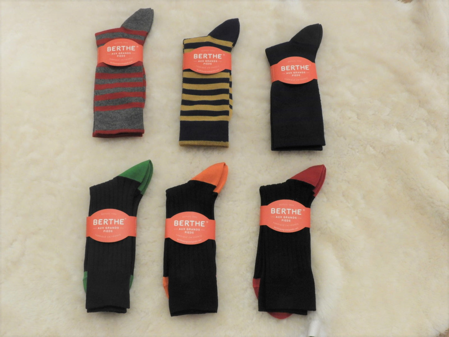 Chaussettes Fil d'écosse BERTHE AUX GRANDS PIED
