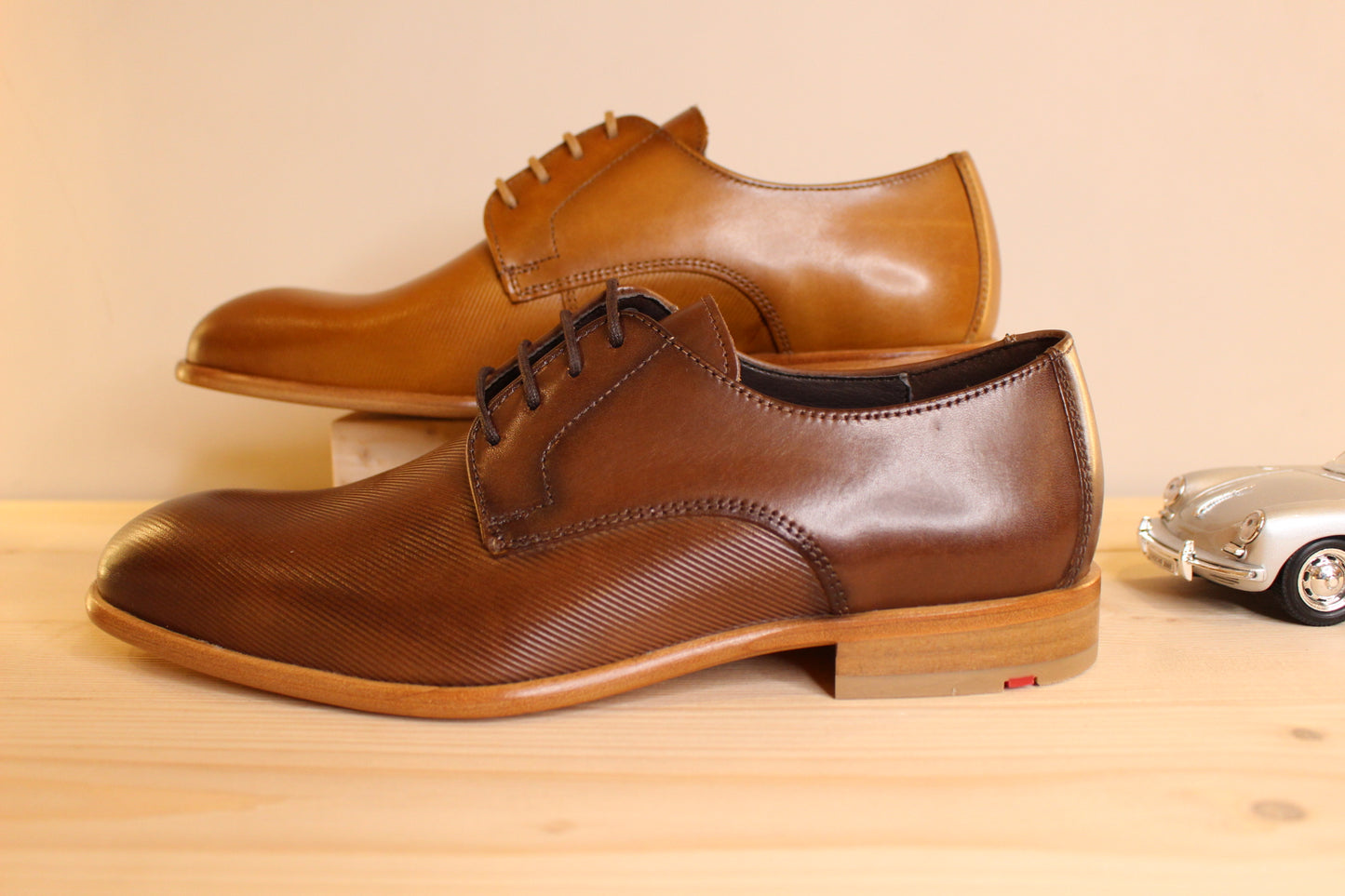 Chaussures homme LLOYD Derby cuir cognac ou cognac