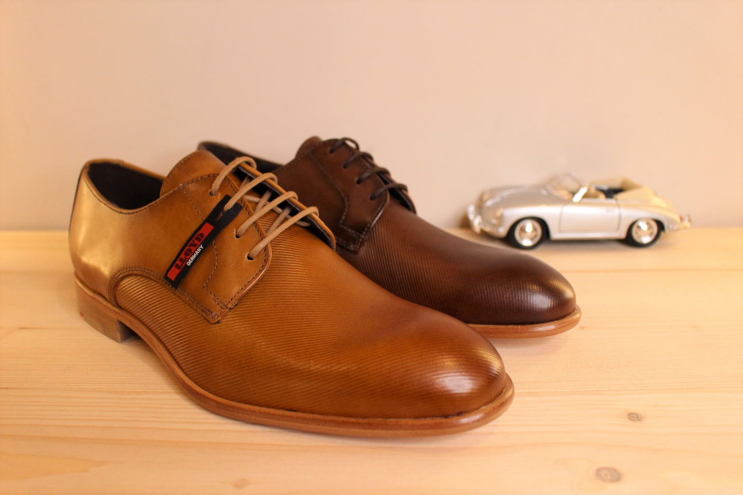 Chaussures homme LLOYD Derby cuir cognac ou cognac