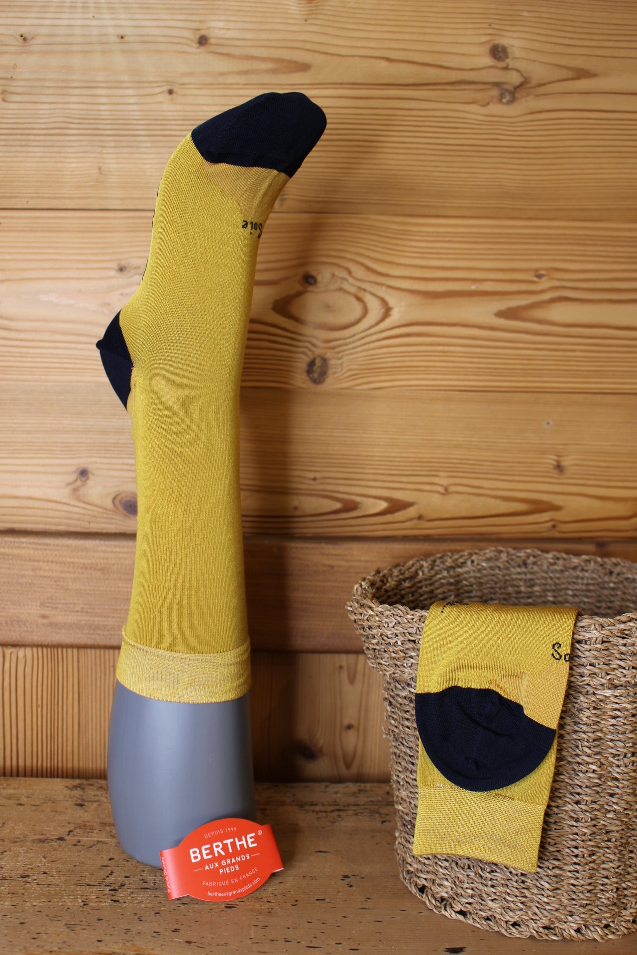 Chaussettes soie pour Hommes BERTHE AUX GRANDS PIEDS