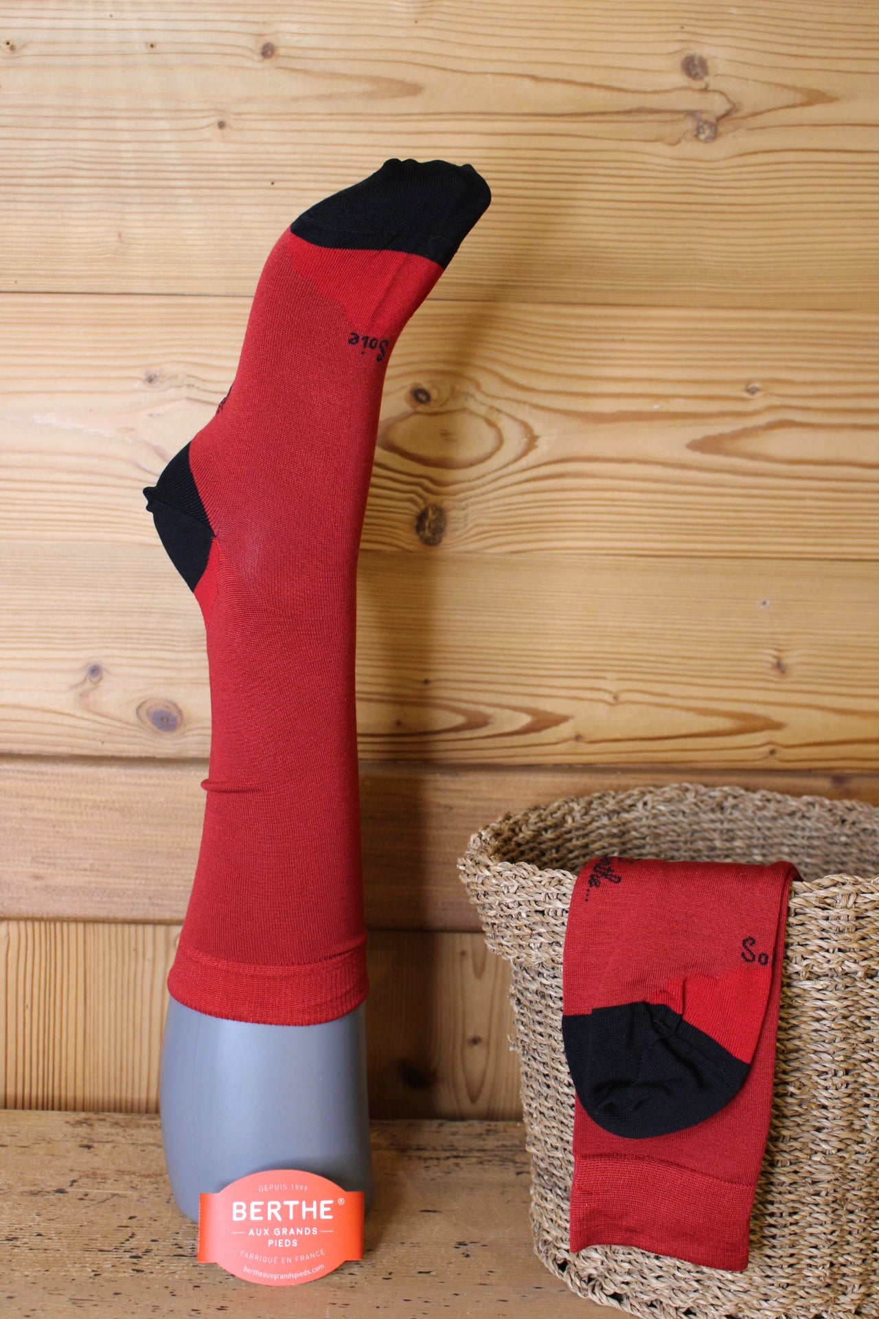 Chaussettes soie pour Hommes BERTHE AUX GRANDS PIEDS