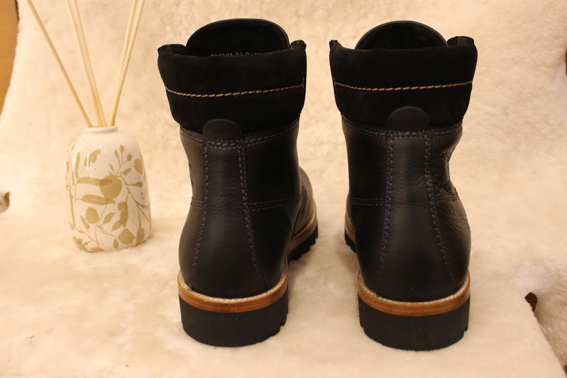Bottines cuir waterproof cuir cuir noir