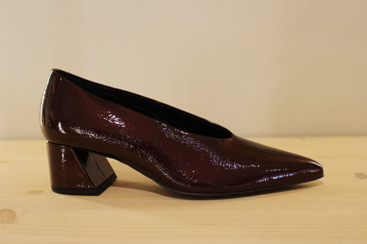 Escarpin cuir vernis bordeaux ou noir HÖGL
