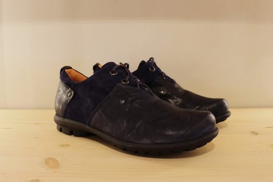 Richelieu en cuir bleu pour homme THINK