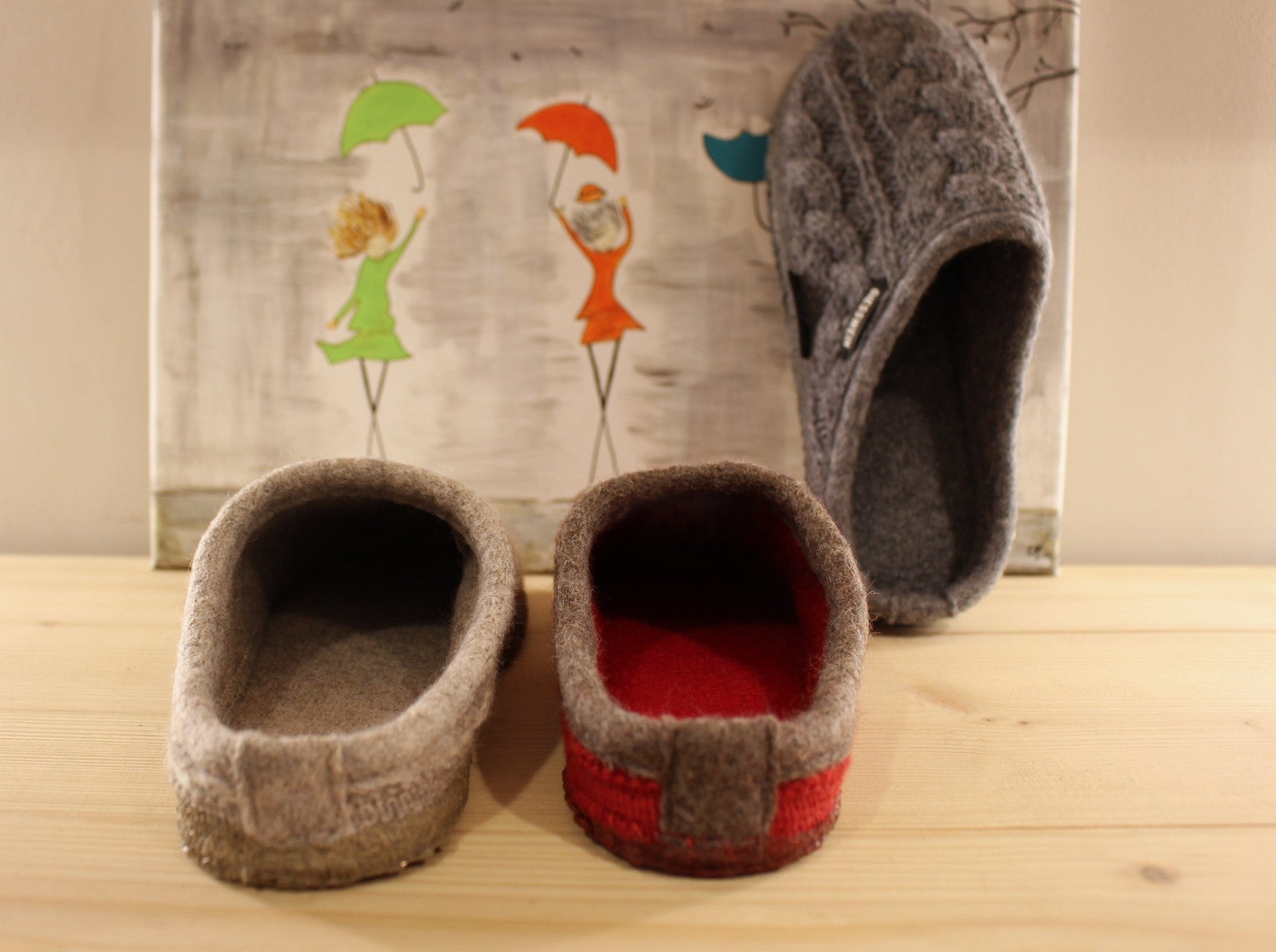 Chausson femme en pur laine torsadée Giesswein