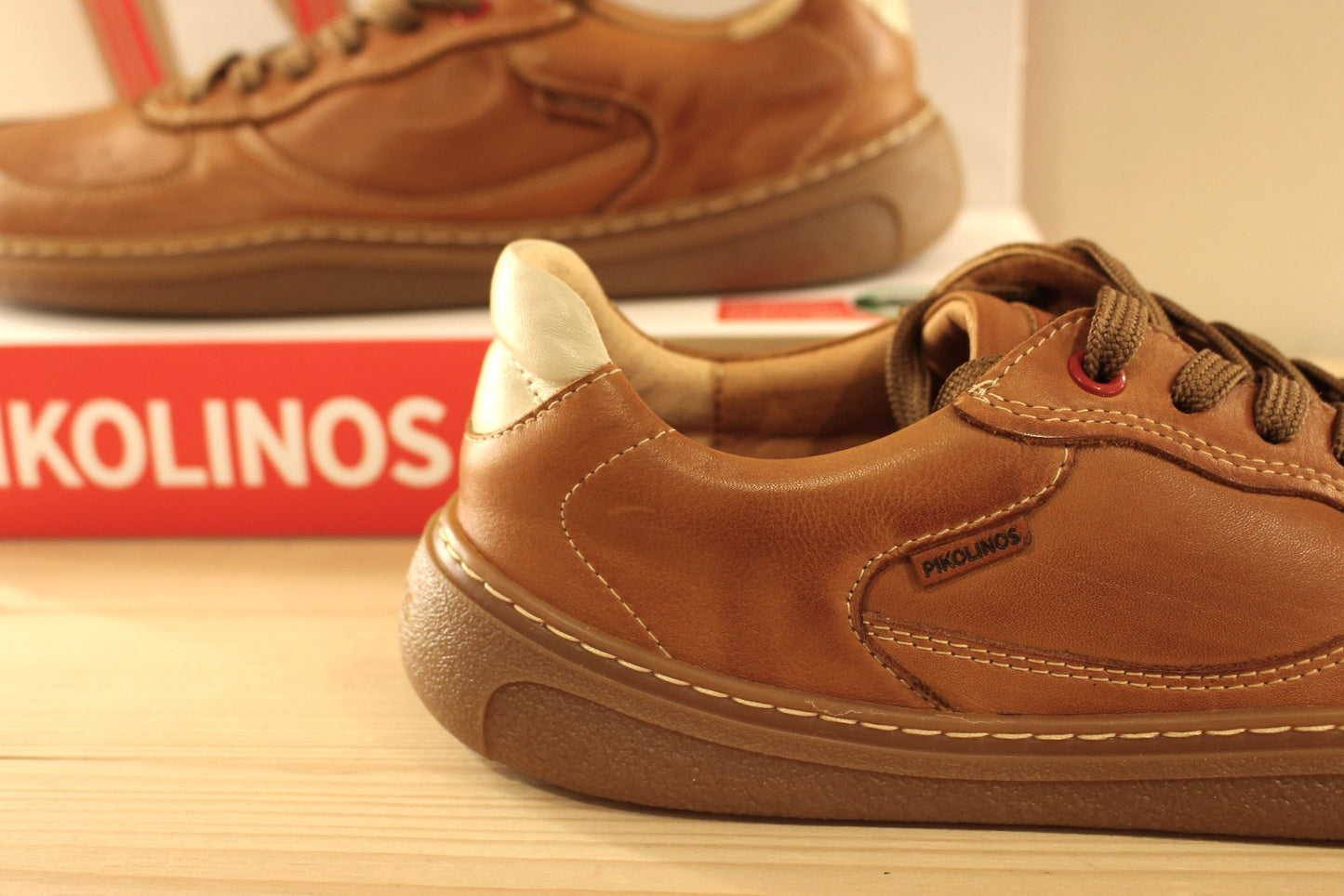 Barefoot homme en cuir beige PIKOLINOS