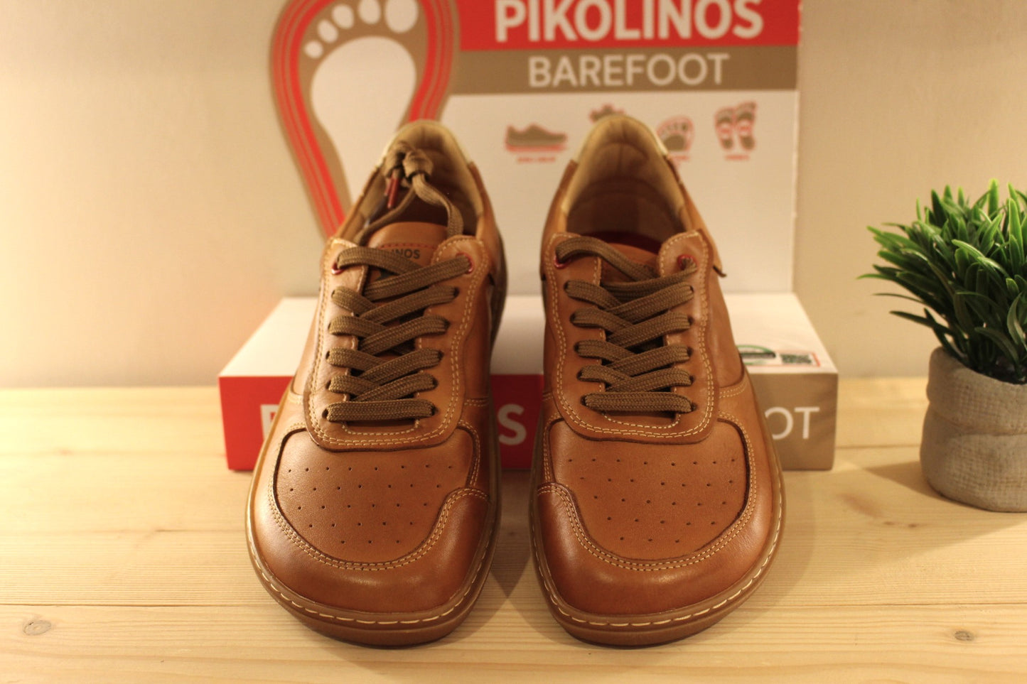 Barefoot homme en cuir beige PIKOLINOS