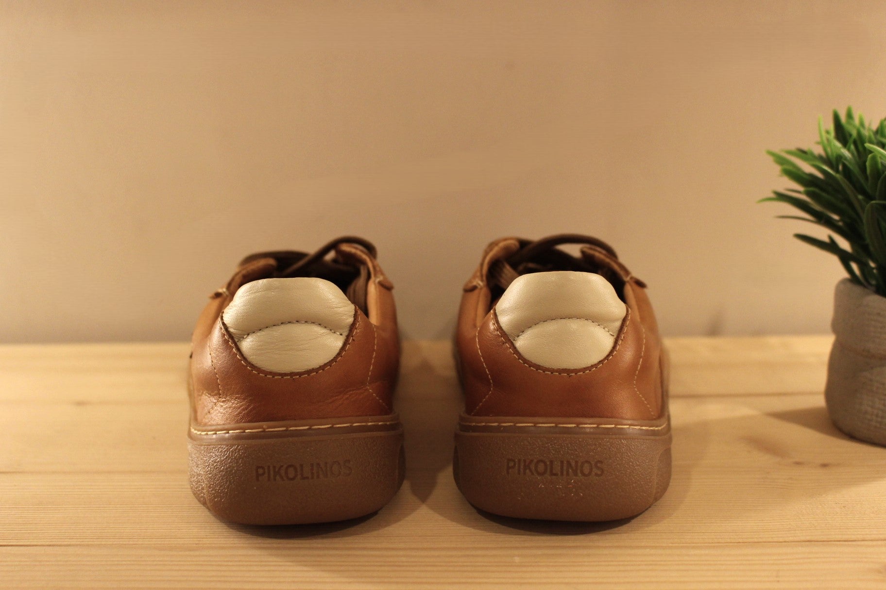 Barefoot homme en cuir beige PIKOLINOS