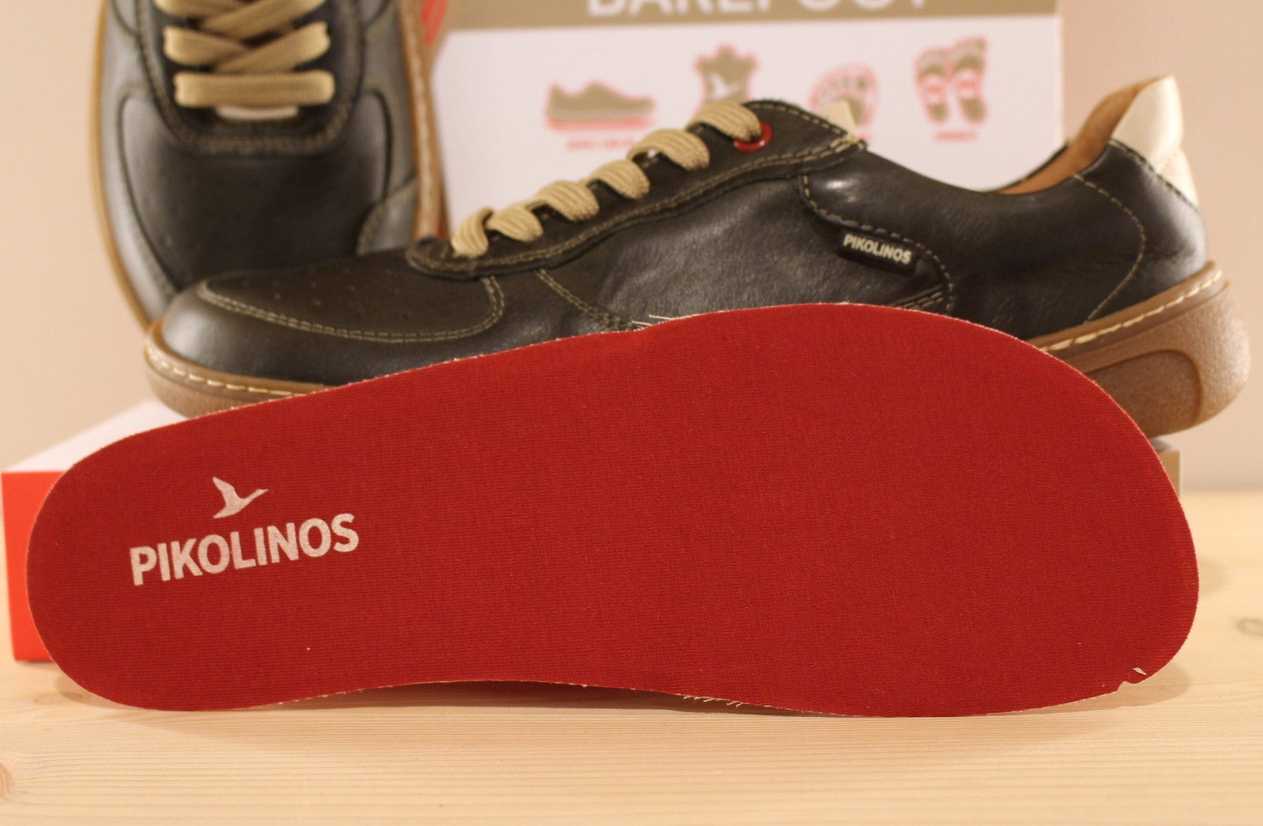 Barefoot en cuir pine PIKOLINOS