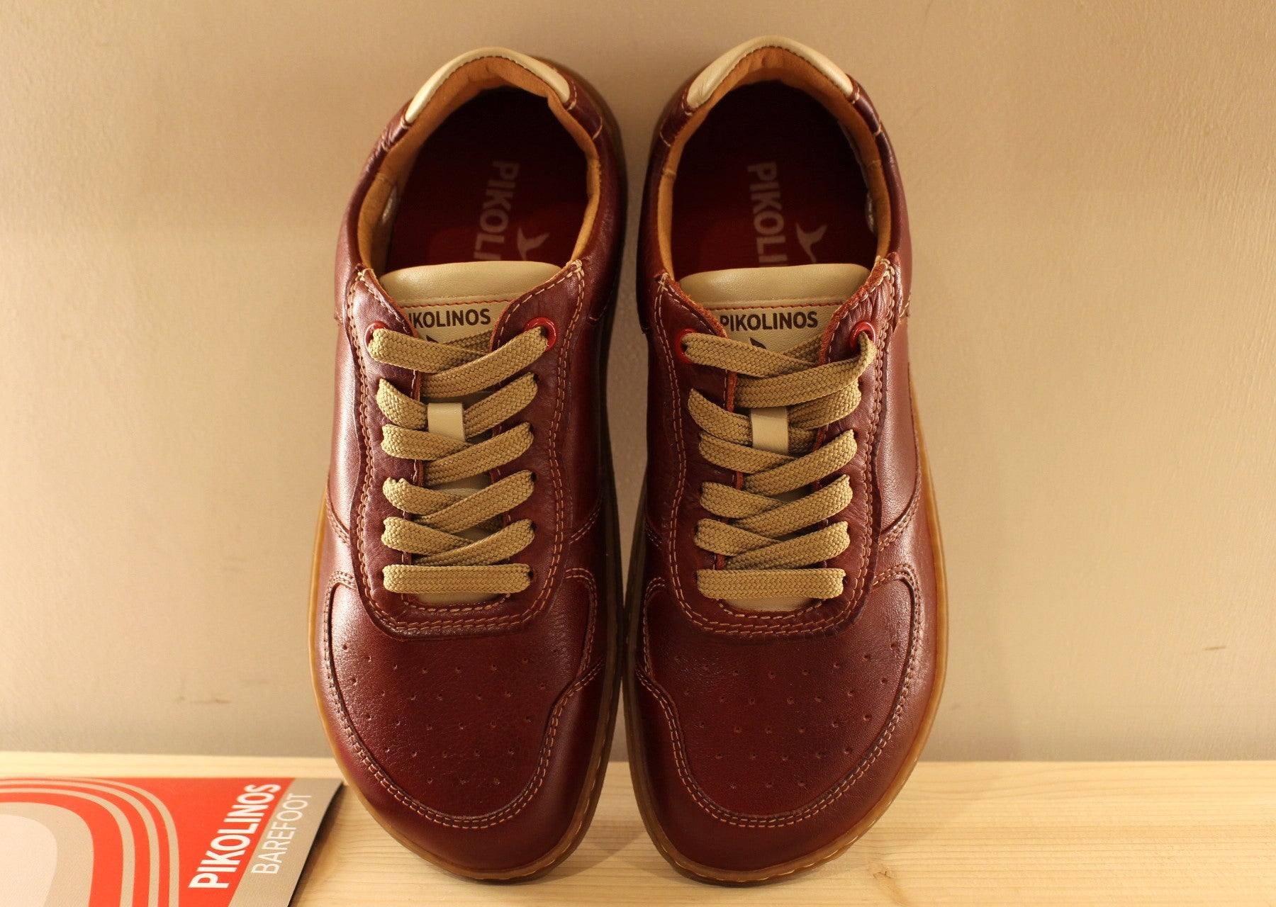 Barefoot en cuir rouge PIKOLINOS