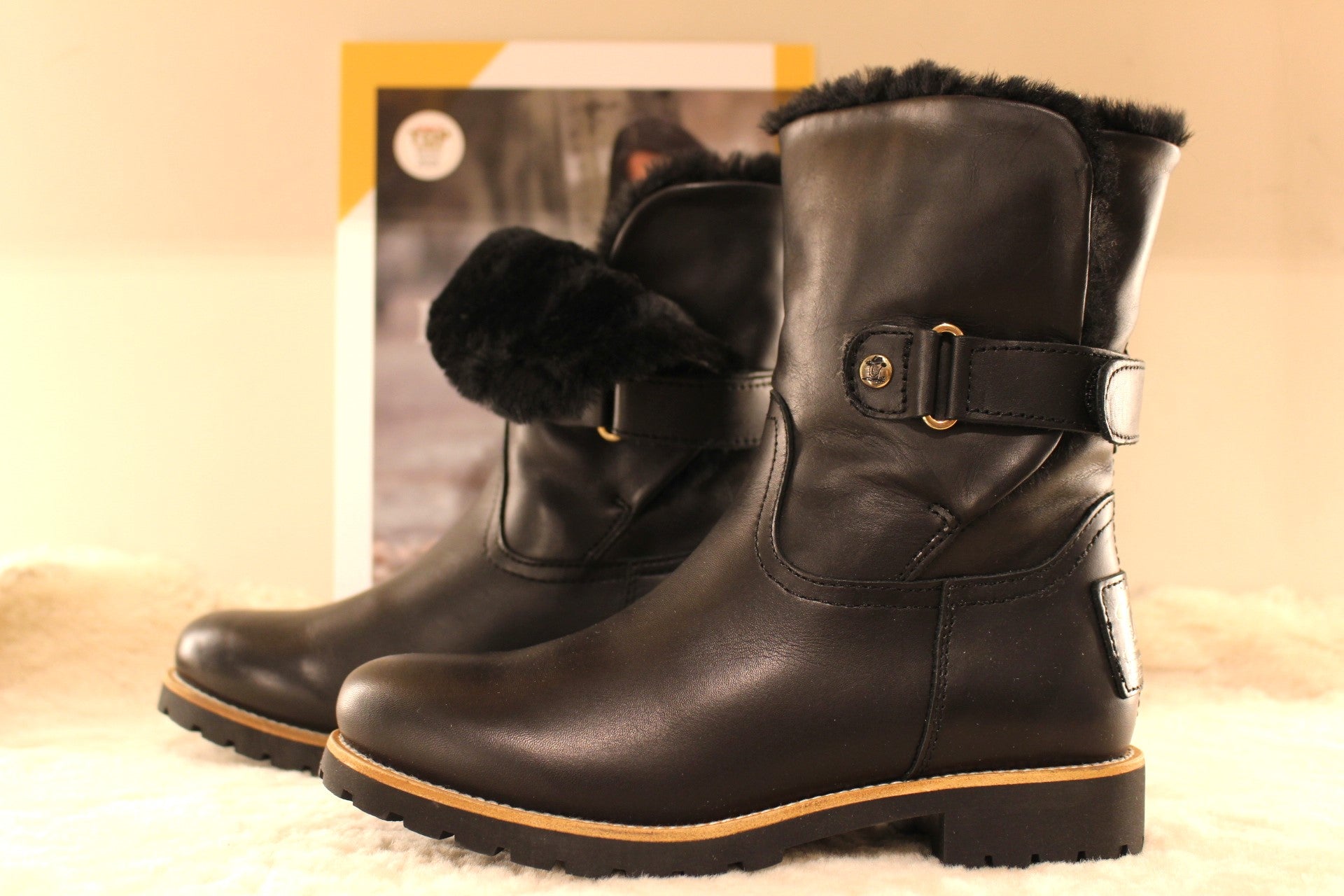 Bottines réversible doublées mouton cuir traité waterproof PANAMA JACK