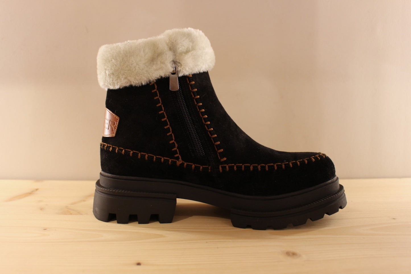 Bottines chaudes deux zips HOOPER