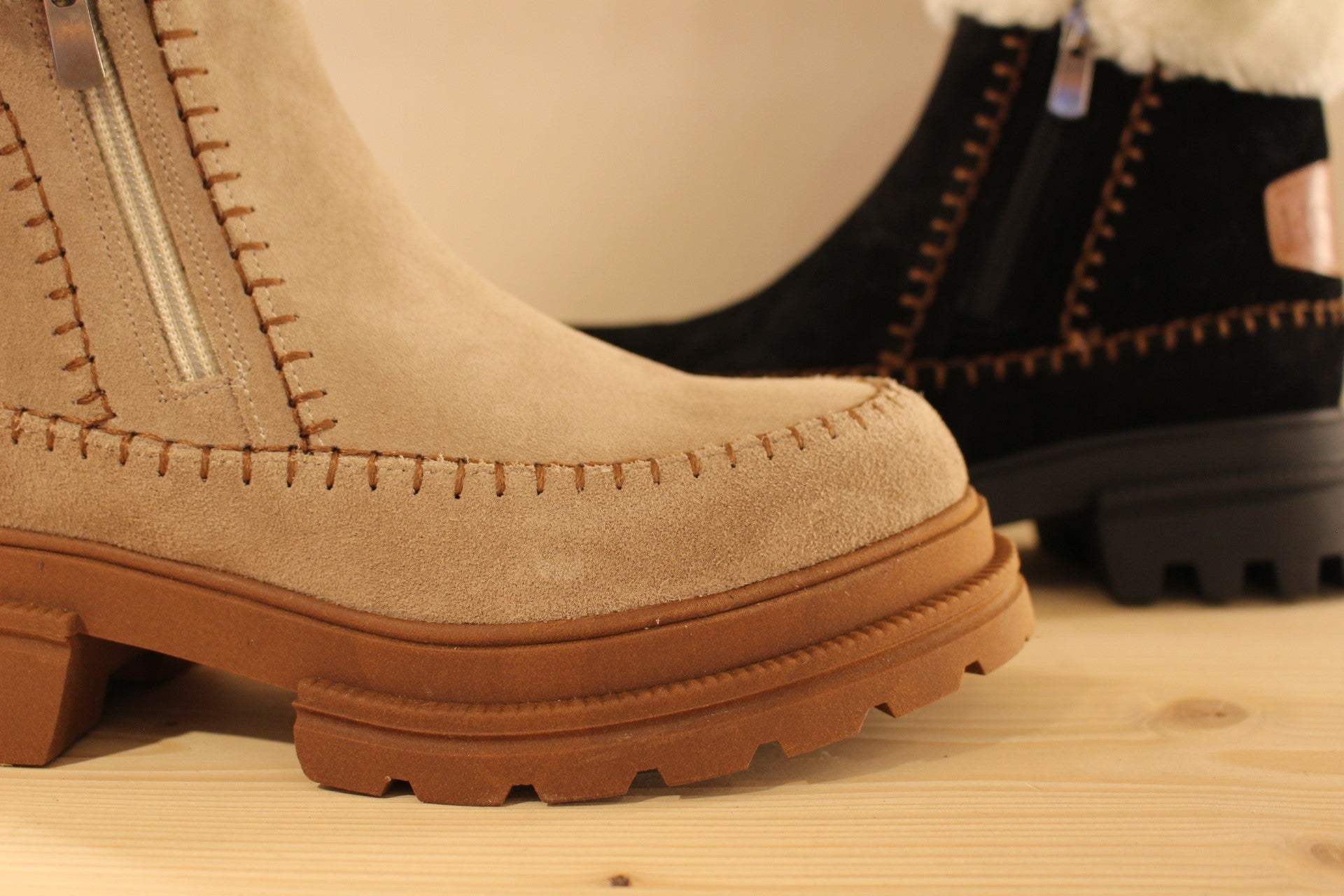 Bottines chaudes deux zips HOOPER