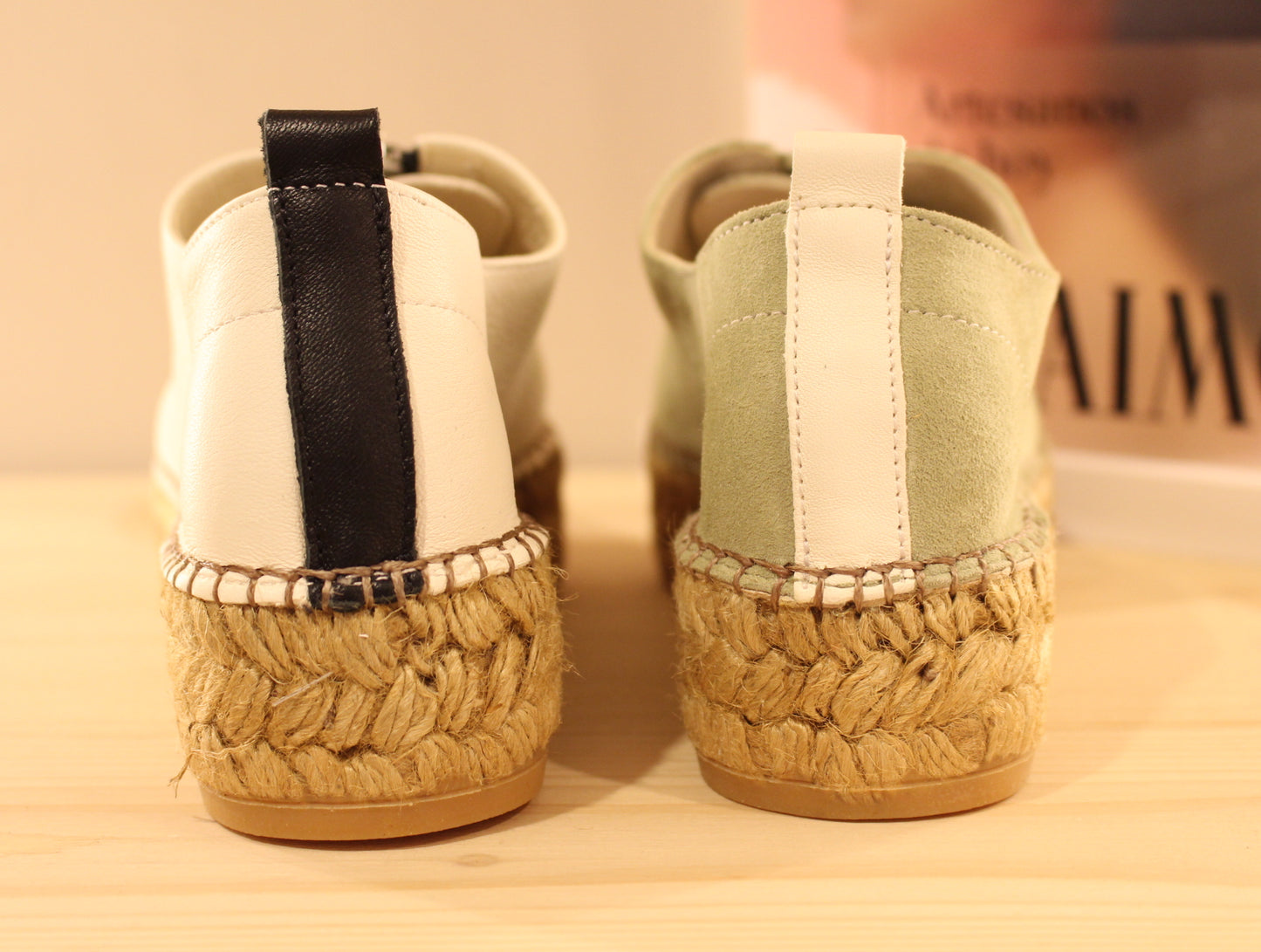 Chaussures en cuir et semelles corde faite main GAIMO