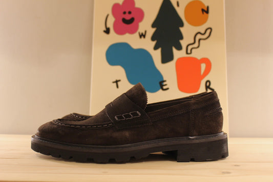 Mocassins en cuir velours LLOYD légèrement effilé
