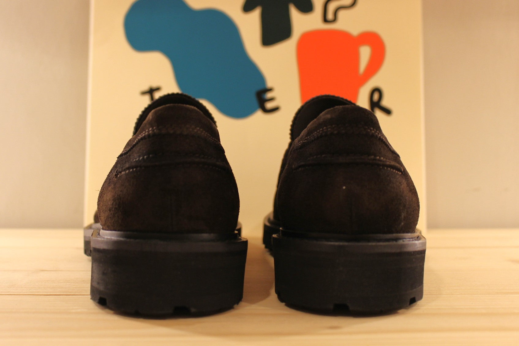 Mocassins en cuir velours LLOYD légèrement effilé