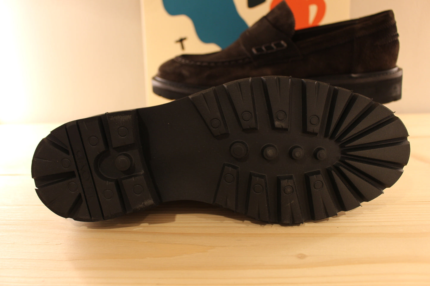 Mocassins en cuir velours LLOYD légèrement effilé