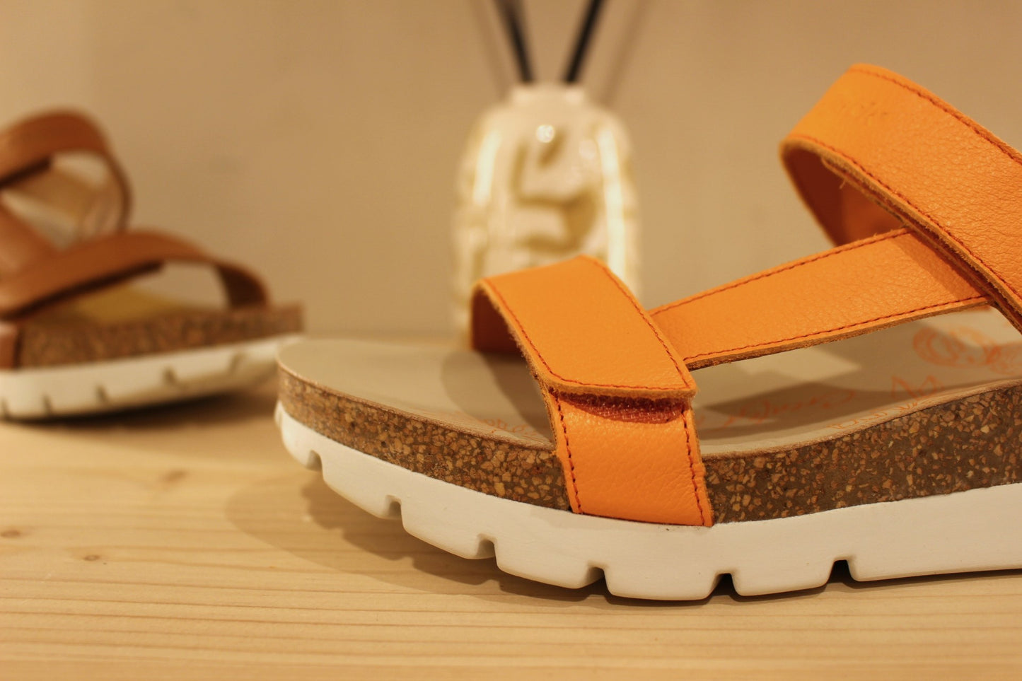Sandale cuir et scratch fabrication espagnole PANAMA JACK
