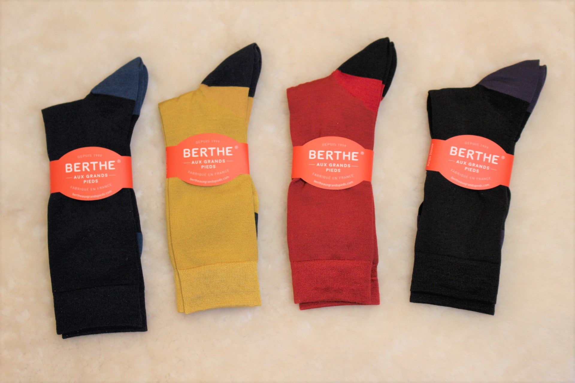 Chaussettes soie pour Hommes BERTHE AUX GRANDS PIEDS